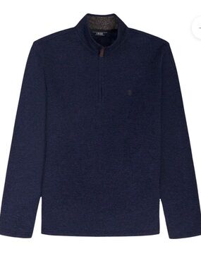 Izod navy blue quarter Zip Cardigan